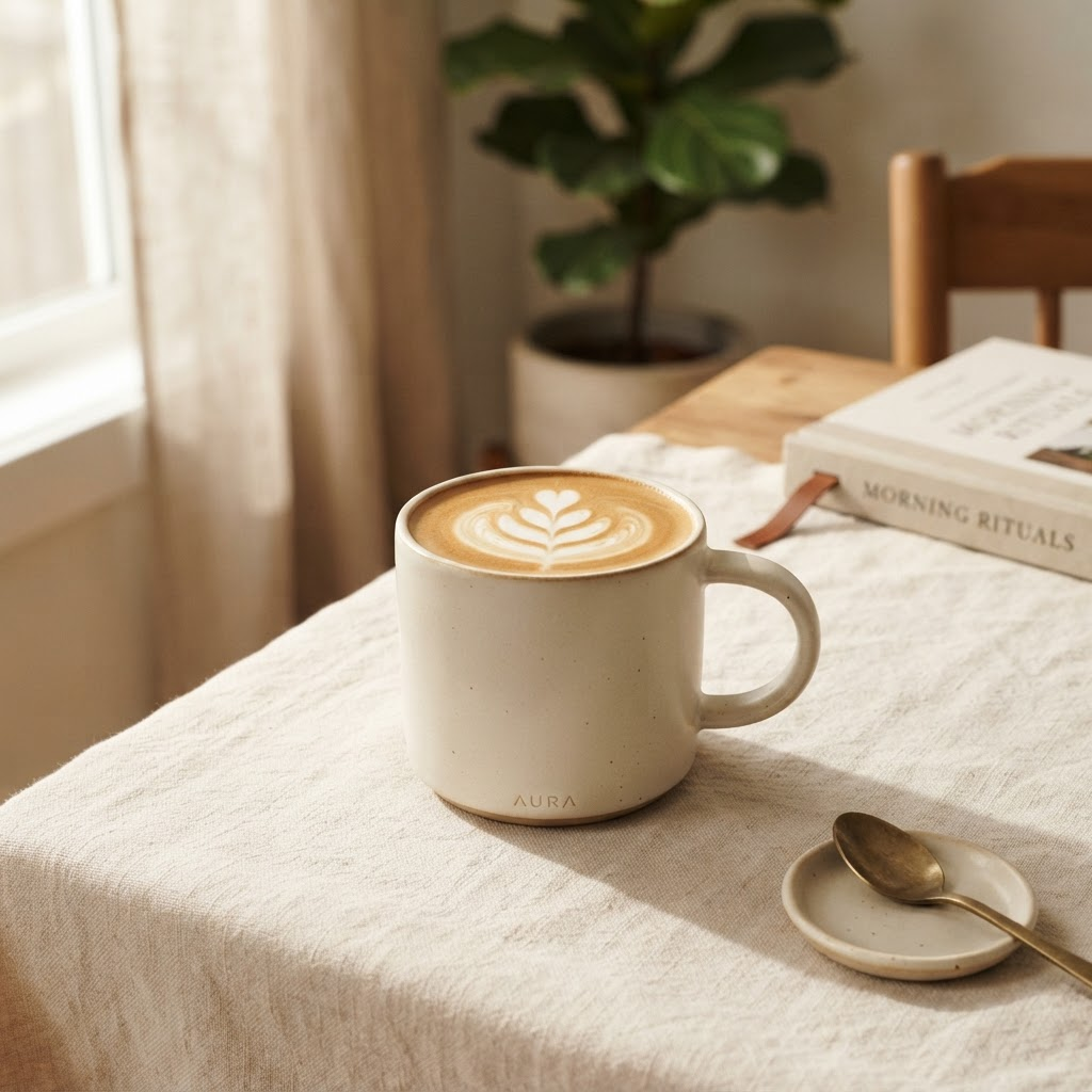 A creamy cup of Levant protein coffee
